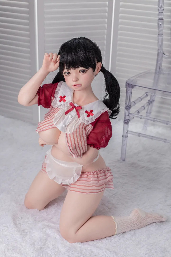 110cm (3ft7) Petite & Curvy Silicone Sex Doll Bchiori, ROS Head | Jiusheng Doll